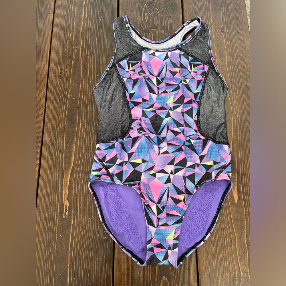 Sz 14 Ivivva leotard bodysuit gymnastics